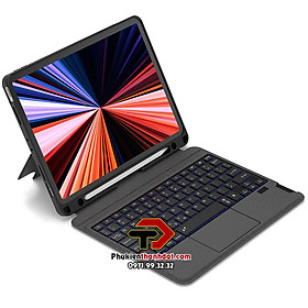 Bao da bàn phím kèm TrackPad cho iPad Pro 11 2020 chính hãng WIWU Mag Touch IPad Keyboard, có thể tháo rời, có đèn LED - Hàng chính hãng