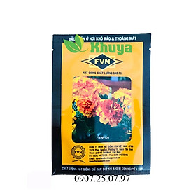 Mua Hạt giống Vạn Thọ Ban Mai Pháp Lùn Vàng Đỏ FVN FMAR108 Mỹ Alaska Bolero