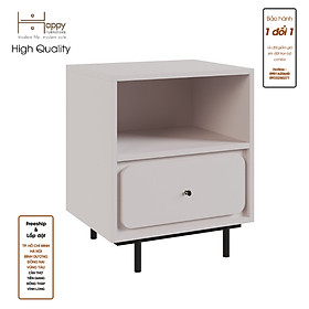 [Happy Home Furniture] SWEETY, Táp đầu giường 2 ngăn - chân sắt, 48cm x 40cm x 58cm ( DxRxC), THK_080
