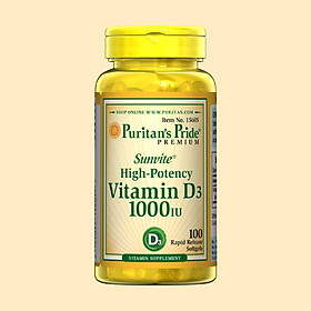 Thực phẩm bảo vệ sức khỏe bổ sung vitamin D3