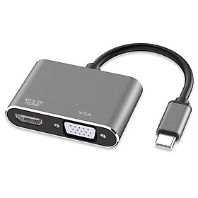 Cáp chuyển USB-C 3.1 qua HDMI/VGA - thương hiệu OEM