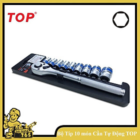 Mua Bộ tuýp 10 chi tiết 1/2  (Cần tự động vuông nhanh) TOP - TBS-12245