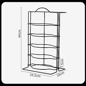 Giá Sắt Nhiều Tầng Đựng Thức Ăn Tiện Dụng