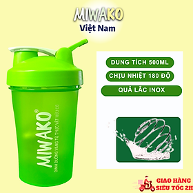 Mua Bình pha sữa cao cấp siêu tiện lợi MIWAKO dung tích tối đa 500ml