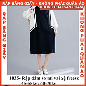 Rập giấy mã 1035 - Rập sơ mi vai xệ (BẢN VẼ)