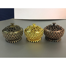 Mua Lư xông trầm hợp kim mini ( nhiều màu sắc )