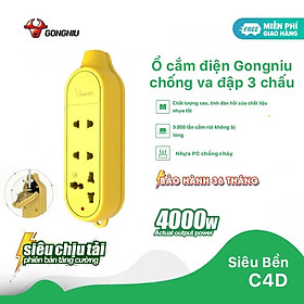 Ổ Cắm Siêu Chịu Tải Chống Va Đập Có Đầu Chờ Nối Dây (C4D)