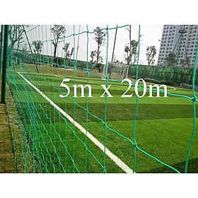 Lưới rào sân- Chắn bóng- Quây sân- Cao 5m dài 20m - sợi PE bền trên 5 năm