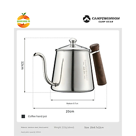 Ấm rót pour over coffee Campingmoon SW-3