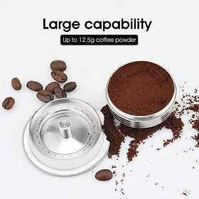 Refillable Coffee Capsule Filter, Espresso Machines Parts Stainless Steel for ENV150