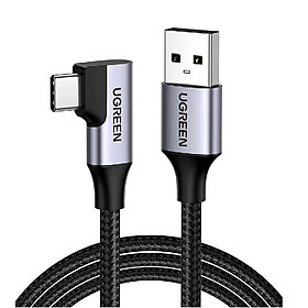 Mua Ugreen UG20299US385TK 1M 3A Cáp Type-C sang USB3.0 hổ trợ Sạc nhanh   truyền dữ liệu đầu C góc 90 độ - HÀNG CHÍNH HÃNG