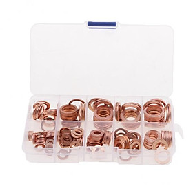 3X 200 Pieces Oil Drain Plug Washer   Seal Assortment Set w/ Box