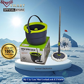 Mua Bộ Lau Nhà Mini Thép Không Gỉ Ettom Lock&Lock ETM498 - 2 Bông Lau - Hàng Chính Hãng