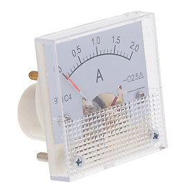 1pc 0-1A Ammeter Current Panel Analog Ammeter Ampmeter Meter   Meter