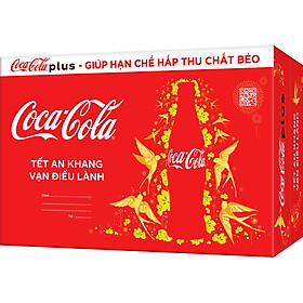 Thùng 24 Lon Nước Giải Khát Coca-Cola Plus (Foshu) 320ml x24