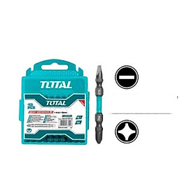 Mũi bắt vít hai đầu  PH2+SL6.0*1.0x65 mm (có nam châm  hít) total TACIM16HL133