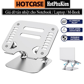 Mua Giá đỡ tản nhiệt hợp kim nhôm cho Laptop / cho Macbook / cho iPad / Tablet hiệu HOTCASE Notebook Stand T620 - thay đổi chiều cao  thay đổi góc độ  tản nhiệt tốt  thiết kế chắc chắn  dùng cho máy 10 inch đến 15.6 inch - Hàng nhập khẩu