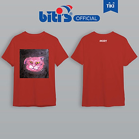 [BST đặc biệt BITI'S X KIEY] Áo Thun Cotton Biti's Kiey Unisex Universe Red T-Shirt (Limited) BOU000400DOO (Đỏ) - S 45->55kg