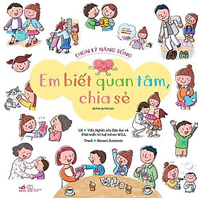 Hình ảnh Sách - Ehon kỹ năng sống: Em biết quan tâm, chia sẻ