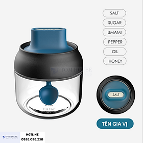 Mua Hũ Bình Đựng Gia Vị Roborobo Thủy Tinh Kèm Muỗng Cao Cấp