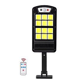 Đèn LED cảm biến chuyển động chạy bằng năng lượng mặt trời với điều khiển từ xa 3 chế độ