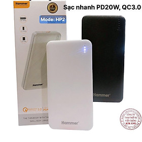 Mua Sạc dự phòng   (HP2) 10.000 mAh  sạc nhanh QC 3.0  PD 20w  Hàng chính hãng