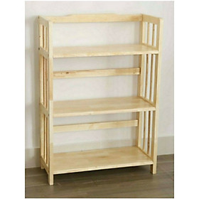 Kệ Sách 3 Tầng rộng 40 - 50 - 60 - 80cm Gỗ Tự Nhiên - Thắng Lợi U10