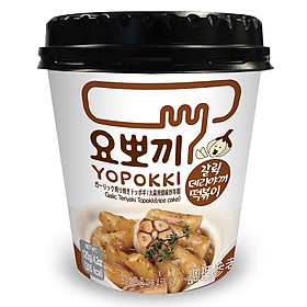 Bánh gạo Hàn Quốc Yopokki Topokki dạng cốc (Cay Ngọt, Phomai, Siêu Cay, Bơ Hành, Xốt Tỏi, Kim chi, Gà Cay)