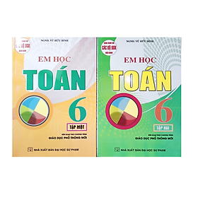 Sách - Combo Em Học Toán Lớp 6