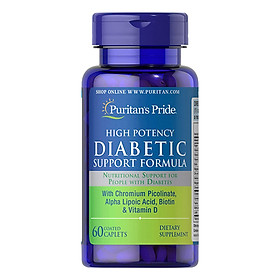 Thực Phẩm Chức Năng - Viên Uống Bổ Sung Vitamin Và Khoáng Chất Cân Thiết Cho Người Tiểu Đường, Diabetic Support Formula (60 Viên)