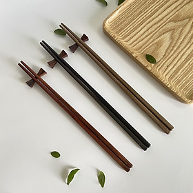 Mua Đũa xào dài nấu gỗ Trắc đen   Trắc đỏ   Gỗ Óc Chó 32cm (1 đôi/1 túi) - Đũa xào bằng gỗ an toàn cho sức khỏe