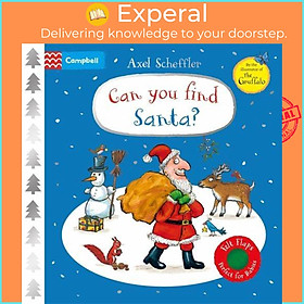 Sách - Can You Find Santa? - A Felt Flaps Book – the Perfect Christmas Gift fo by Campbell Books (UK edition, boardbook)