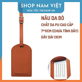 Thẻ Hành Lý Chống Thất Lạc Da PU Cao Cấp - Sự Bảo Vệ Tối Ưu và Phong Cách Tinh Tế
