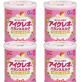 Combo 4 hộp Sữa Glico Icreo Số 0 (320g) và đồ chơi tắm Toys House