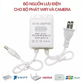 Pin sạc dự phòng wifi , Nguồn UPS 12v dự phòng camera wifi 6-8h sau khi cúp điện hàng cao câp