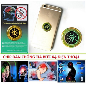 Chíp dán điện thoại triêt sóng chống tia bức xạ điện từ bảo vệ sức khỏe hàng chất lượng cao