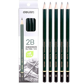Hộp 12 Cây Bút Chì 2B Deli 7084