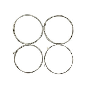 4 Pieces G-D-A-E Nickel Alloy Bass Replacement Strings Set for Electric Bass Accessory