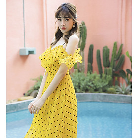 ĐẦM MAXI VAI BẸT BI TƠ