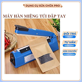 Máy hàn miệng túi nilon dập tay Tăng dây gia nhiệt sơ cua