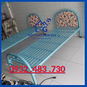 Mua Giường sắt đơn ống tròn rộng 80cm-2m sơn tĩnh điện bền đẹp