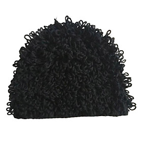 Kids Little Old Lady Costume Curly Hair  Caps for Dress up Cosplay Stage Performance