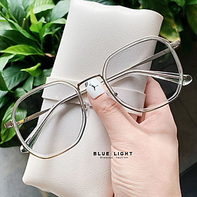 Gọng Kính Cận, Kính Giả Cận Nam Nữ Mắt Vuông Gọng Trong Suốt Hàn Quốc - BLUE LIGHT SHOP