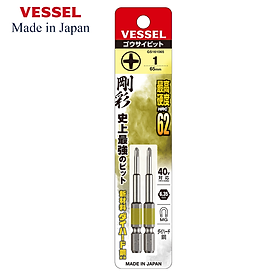 Mũi vặn vít 1 đầu mũi chữ thập GS16 - Vessel (Nhật Bản)