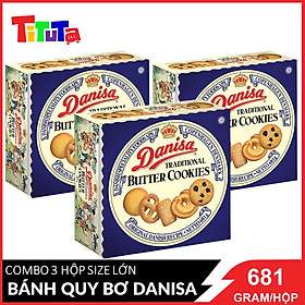 BÁNH QUY BƠ DANISA 681GRAM (3 HỘP)