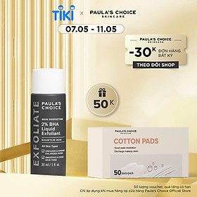 Dung dịch loại bỏ tế bào chết Paula’s Choice Skin Perfecting 2% BHA Liquid Exfoliant 30 ml