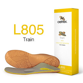 Lót giày y khoa nữ Aetrex Train Cupped and Metatarsal Support L805 - Cho chân vòm trung bình hoặc chưa xác định được kiểu vòm với đệm Metatarsal