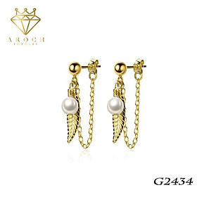  Khuyên tai bạc Ý s925 G2434 - AROCH Jewelry