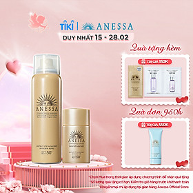 Bộ kem chống nắng Anessa dạng xịt và sữa chống nắng bảo vệ hoàn hảo (Anessa Perfect UV Sunscreen Skincare Spray and Milk)