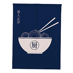 Japanese Noren Doorway Curtain Hanging Room Divider for Kitchen Kitchen_85x90cm